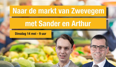 Naar de markt met Sander en Arthur